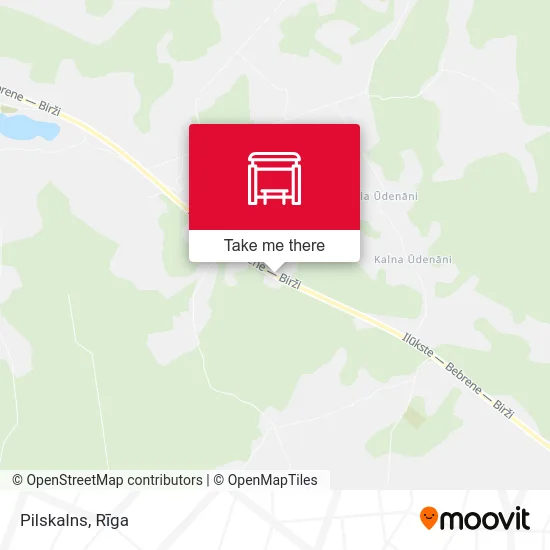 Карта Pilskalns