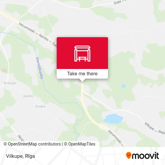Карта Vilkupe