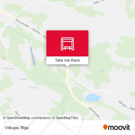 Карта Vilkupe
