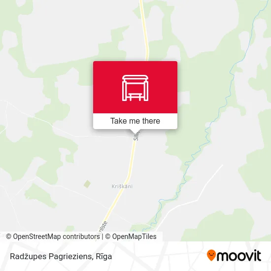 Radžupes Pagrieziens map