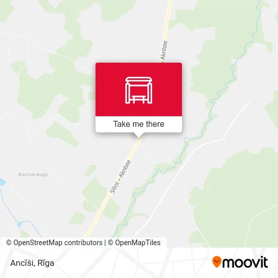 Карта Ancīši