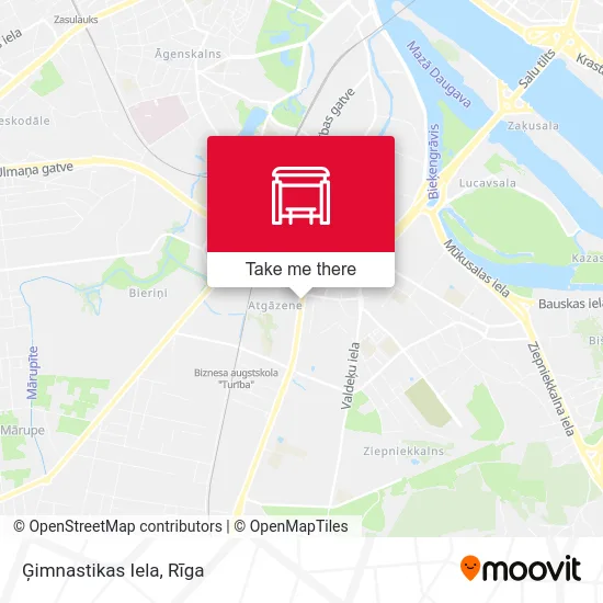 Карта Ģimnastikas Iela