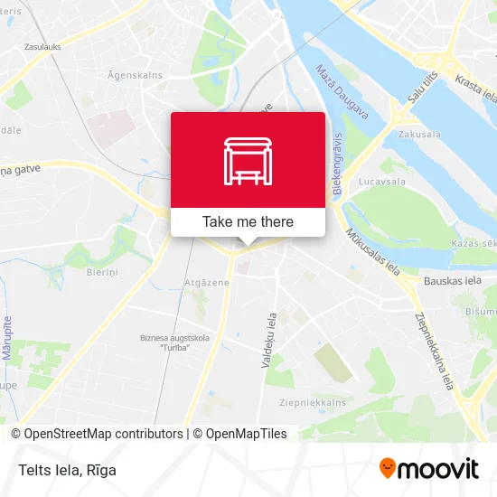 Карта Telts Iela