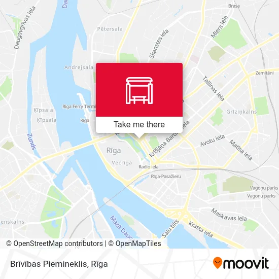 Brīvības Piemineklis map