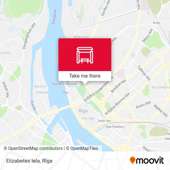 Elizabetes Iela map