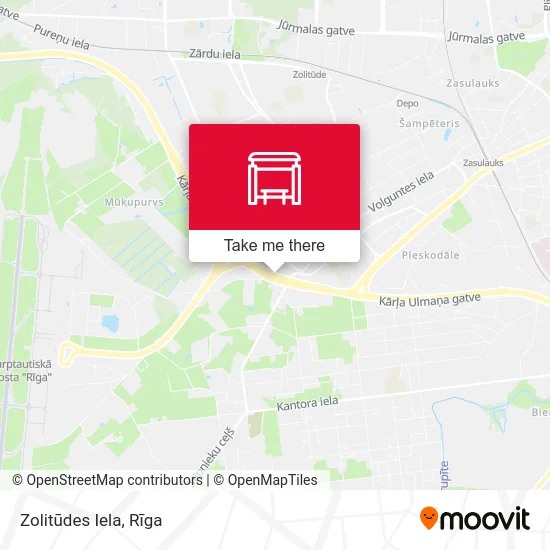 Zolitūdes Iela map