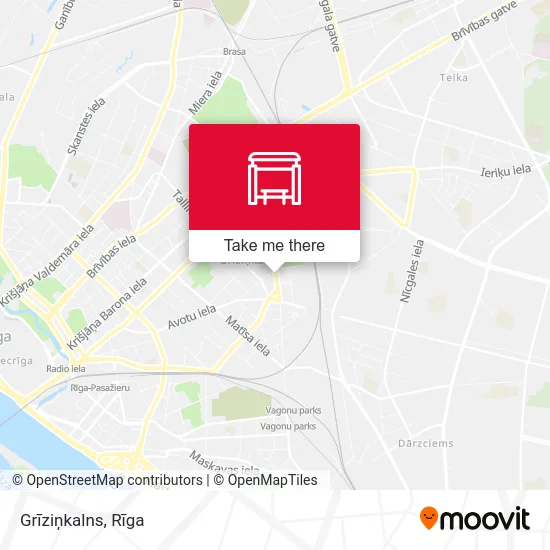 Карта Grīziņkalns