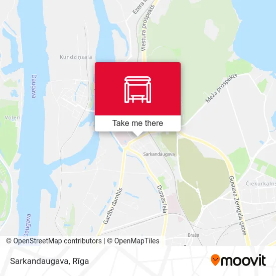 Карта Sarkandaugava