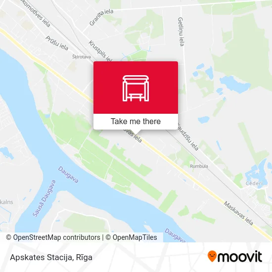 Карта Apskates Stacija