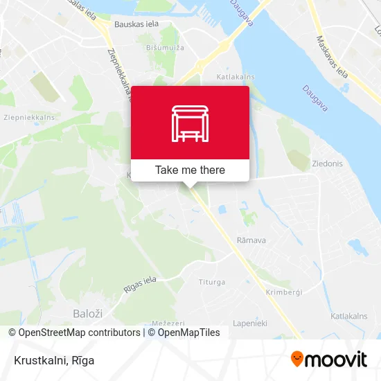 Карта Krustkalni