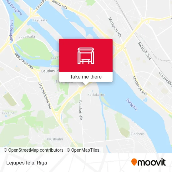 Карта Lejupes Iela