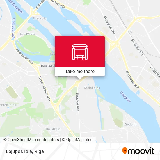 Карта Lejupes Iela