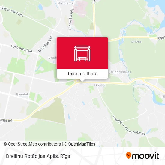 Карта Dreiliņu Rotācijas Aplis