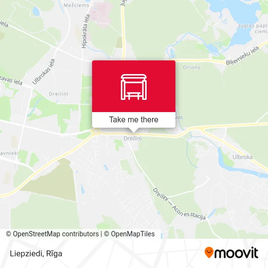 Карта Liepziedi