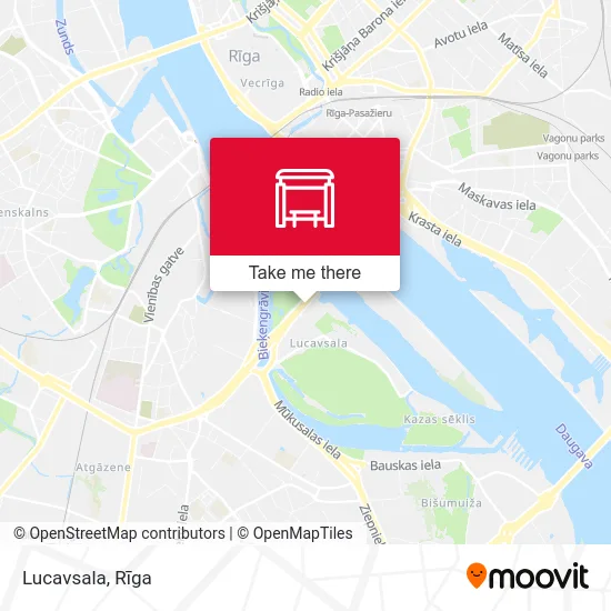 Карта Lucavsala