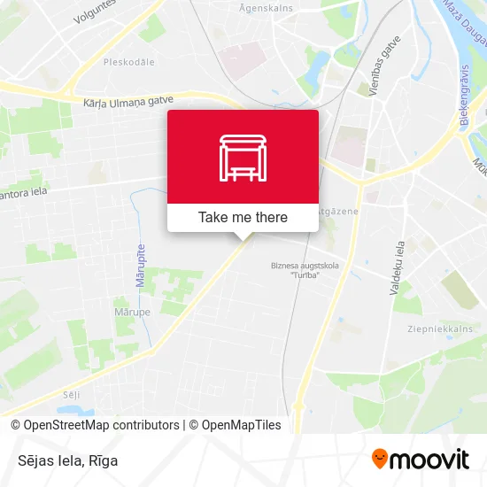 Карта Sējas Iela