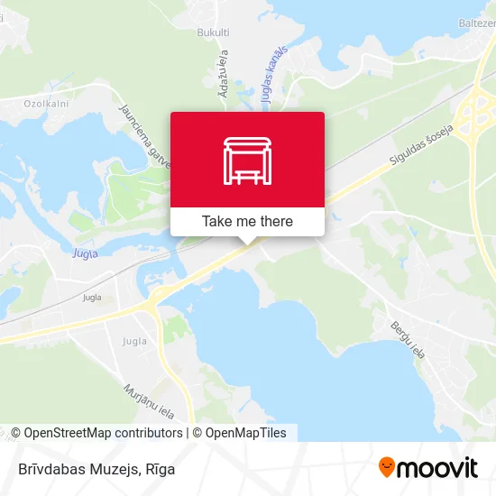 Карта Brīvdabas Muzejs