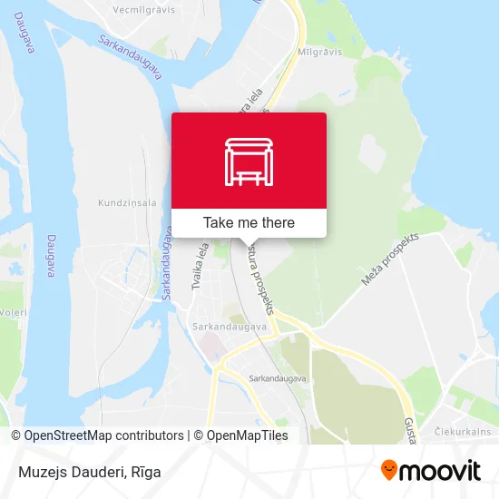 Карта Muzejs Dauderi