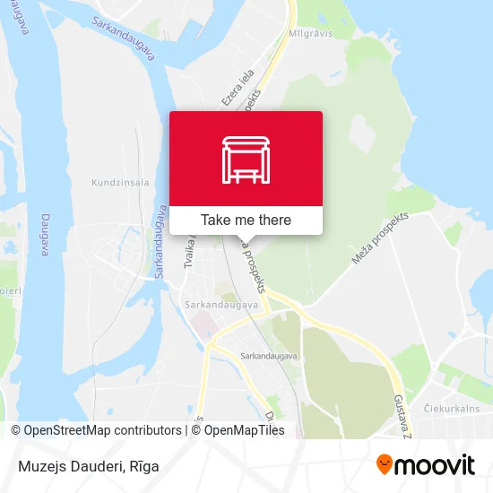 Карта Muzejs Dauderi