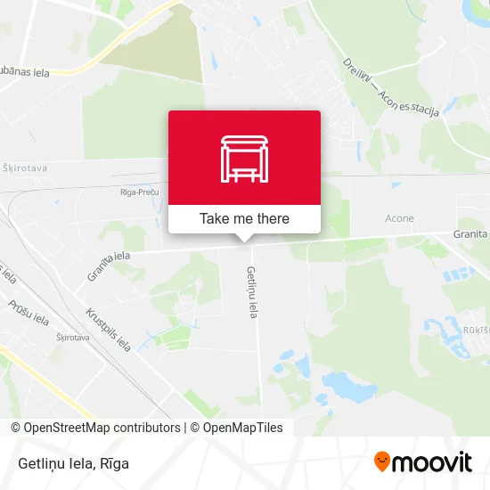 Карта Getliņu Iela