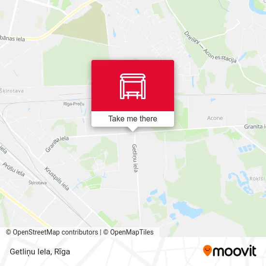 Карта Getliņu Iela
