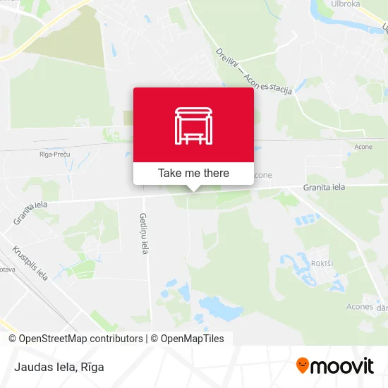 Карта Jaudas Iela