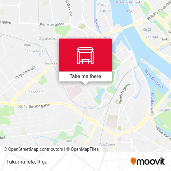 Карта Tukuma Iela