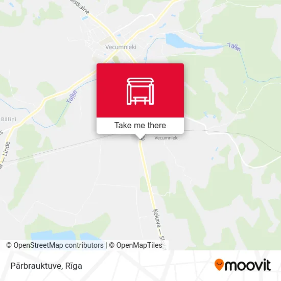 Карта Pārbrauktuve