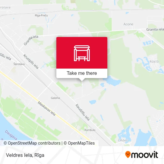 Veldres Iela map