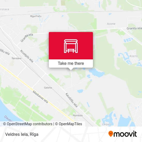 Veldres Iela map