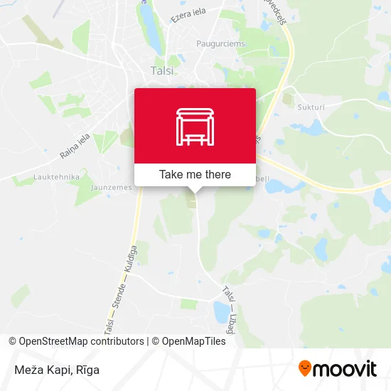 Карта Meža Kapi