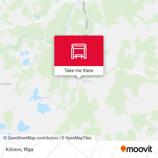 Карта Kščevo