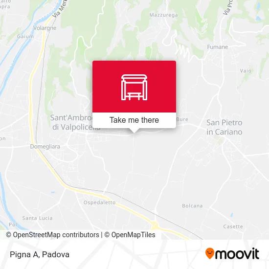 Pigna A map