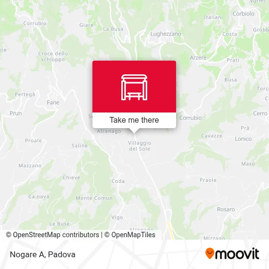 Nogare A map
