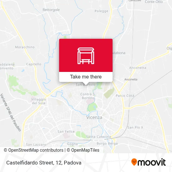 Castelfidardo Street, 12 map