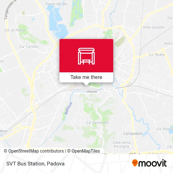 SVT Bus Station map