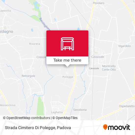 Strada Cimitero Di Polegge map