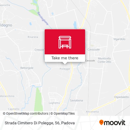 Strada Cimitero Di Polegge, 56 map