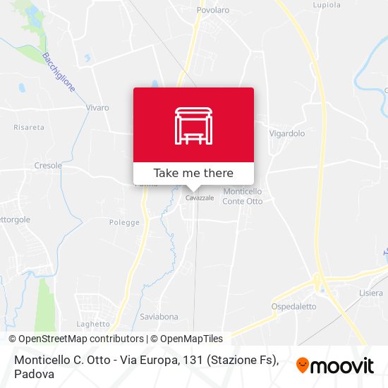 Monticello C. Otto - Via Europa, 131 (Stazione Fs) map