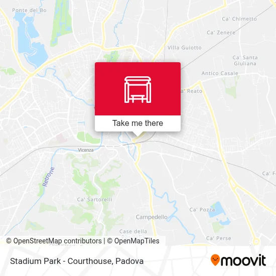 Stadium Park - Courthouse map