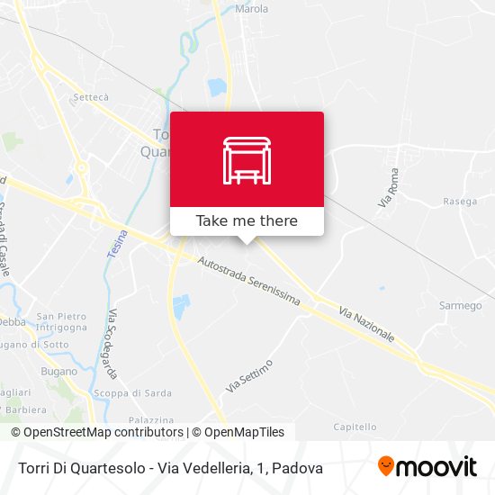 Torri Di Quartesolo - Via Vedelleria, 1 map