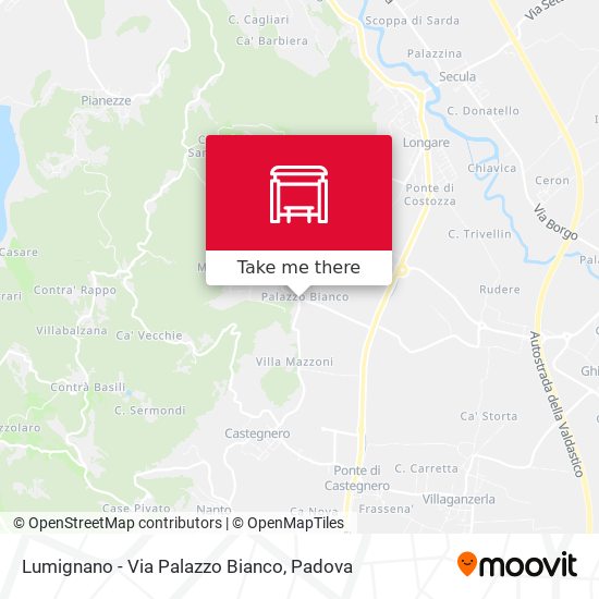 Lumignano - Via Palazzo Bianco map