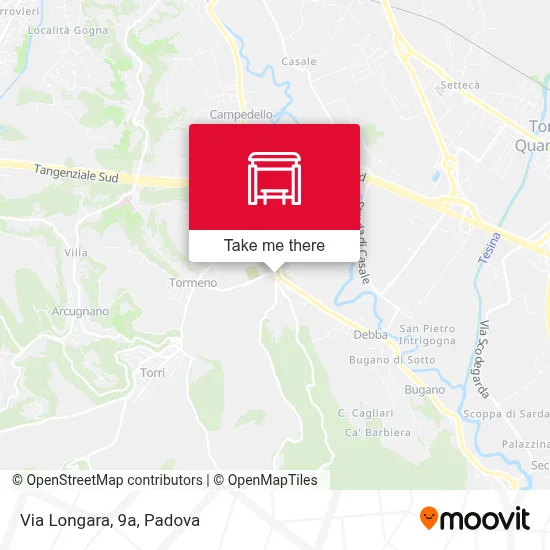 Via Longara, 9a map