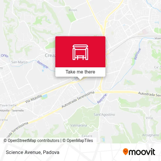Science Avenue map