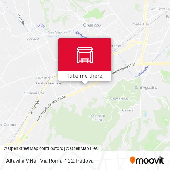 Altavilla V.Na - Via Roma, 122 map