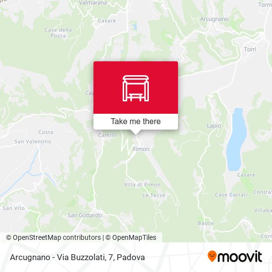 Arcugnano - Via Buzzolati, 7 map