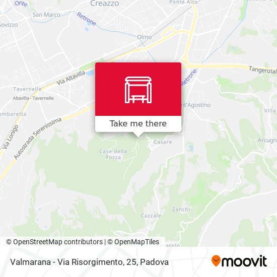 Valmarana - Via Risorgimento, 25 map