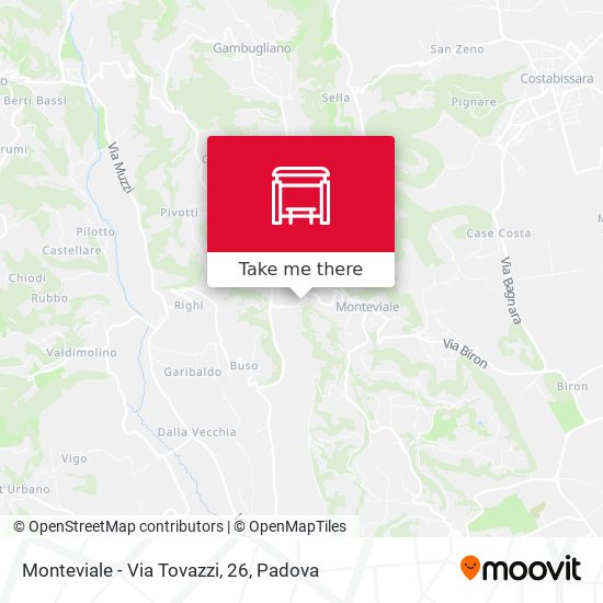 Monteviale - Via Tovazzi, 26 map