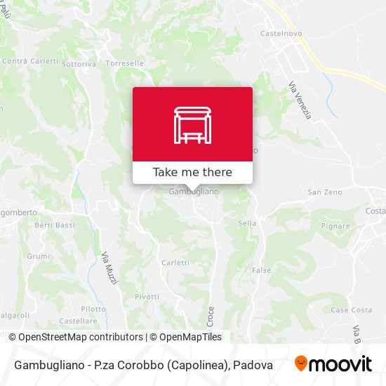 Gambugliano - P.za Corobbo (Capolinea) map