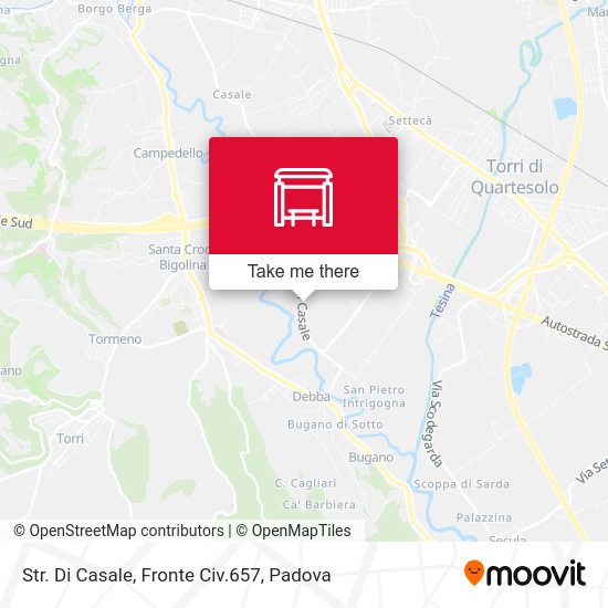 Str. Di Casale, Fronte Civ.657 map